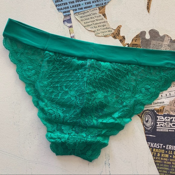 Free People | Pink & Green Lace Undie 2 Pc Bundle - Picture 10 of 15